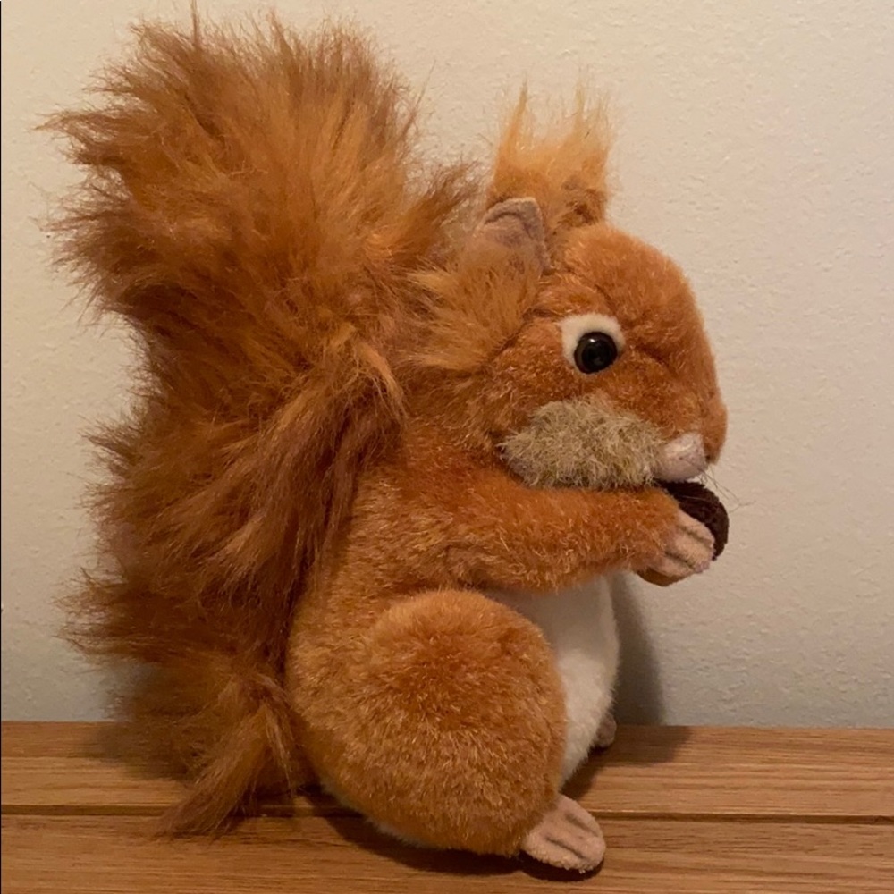 Squirrel soft toy from Natural History Museum